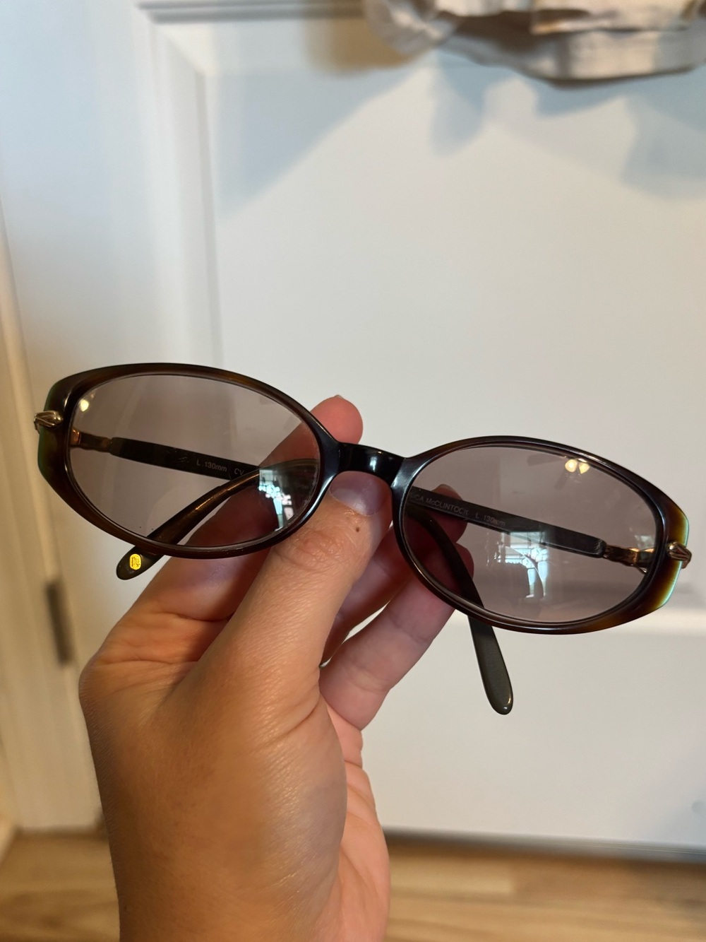 Vintage Jessica McClintock Oval Tortoiseshell Brown Women’s Glasses